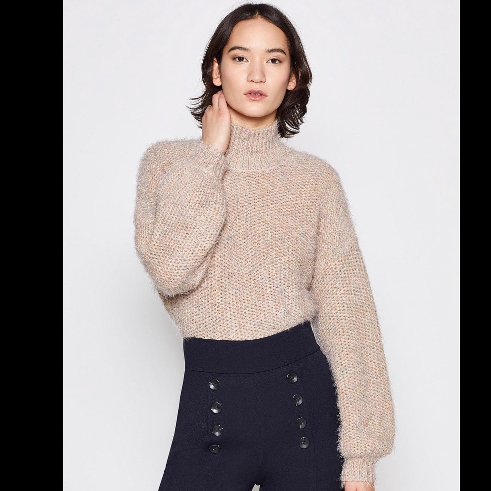 ⭐️ NWT Joie Markita sweater pink sky XL